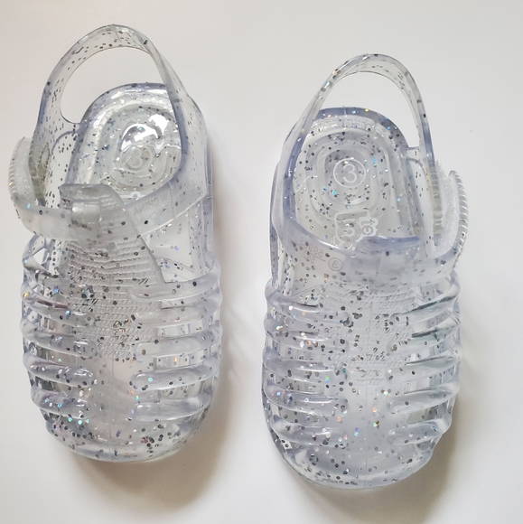 2/$20 TEENY TOES Baby Girl Size 3 Jelly Sandals - Picture 1 of 4